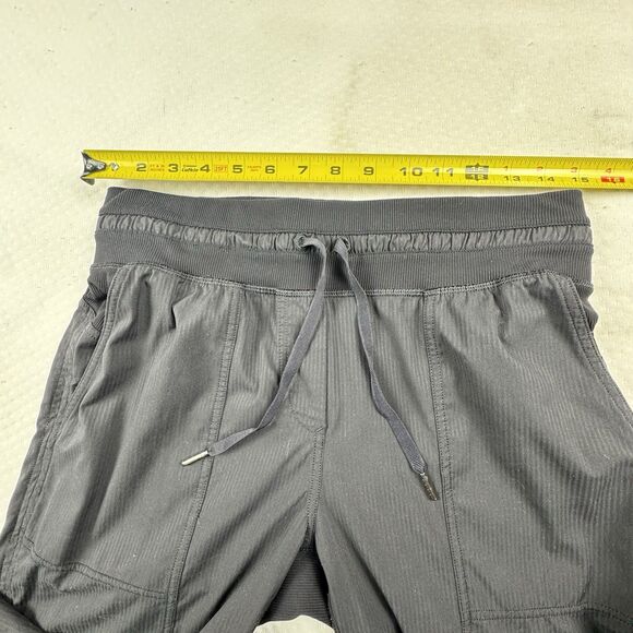 Lululemon Dance Studio Crop Pant Women 6 Black Capri Stretch Performance - Picture 4 of 7